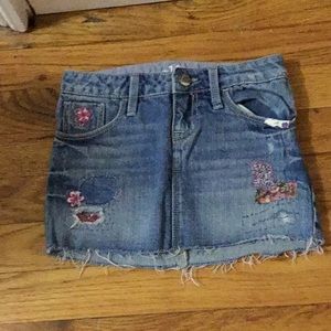 Gap kids denim skirt